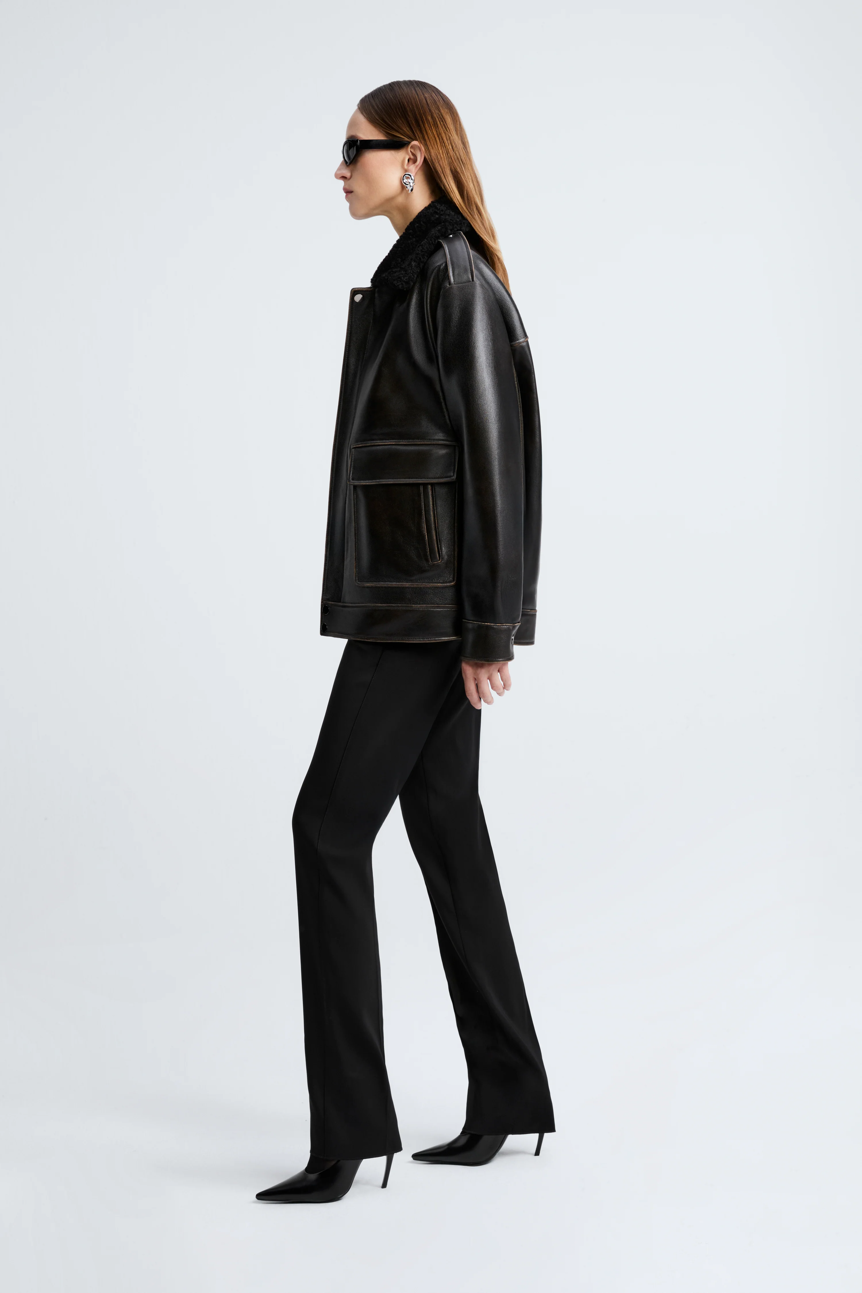 Drey Shearling Collar - Image 5